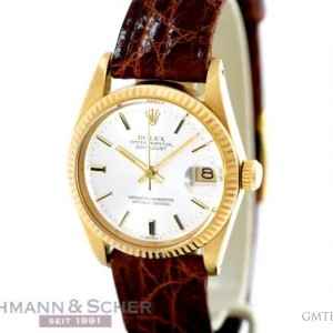 Rolex Vintage Medium Datejust Ref 6827 18k Yellow Gold B 6827 80561