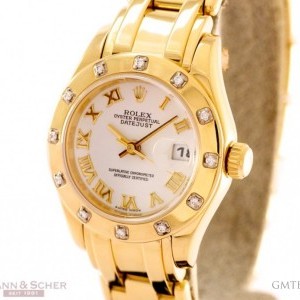 Rolex Perlmaster Lady Ref 80318 18k Yellow Gold Wempe 20 80318 445075