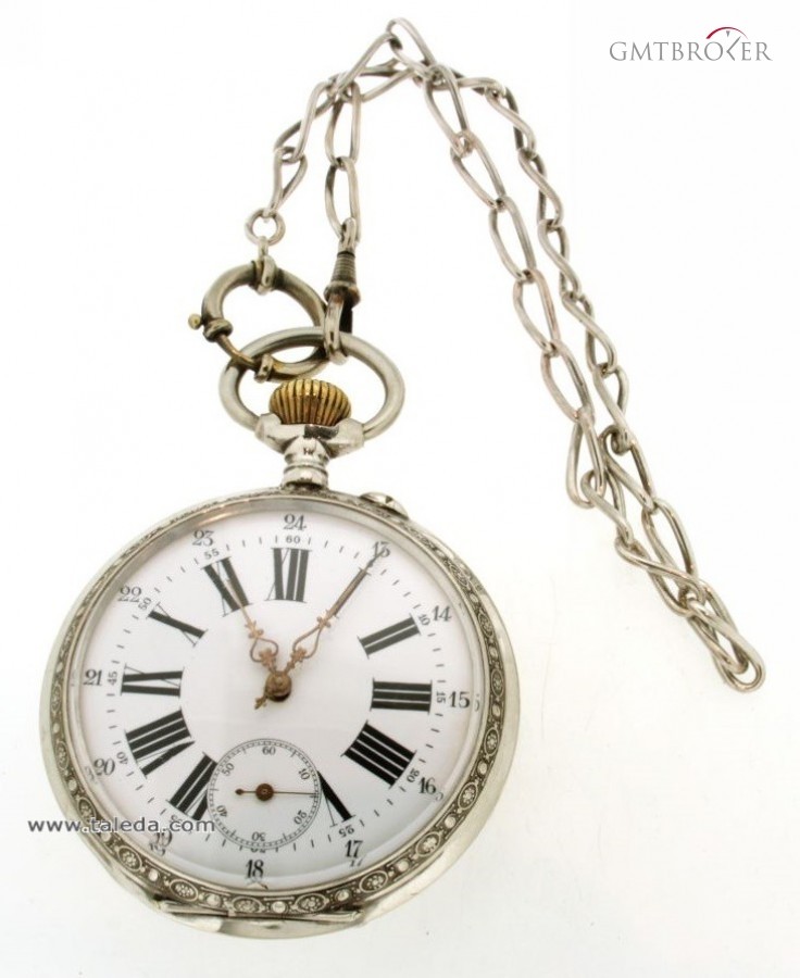Fidelitas OROLOGIO DA TASCA FIDELITAS IN ARGENTO nessuna 48909