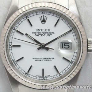 Rolex Oyster DateJust 16234 quadrante bianco full set 16234 795591
