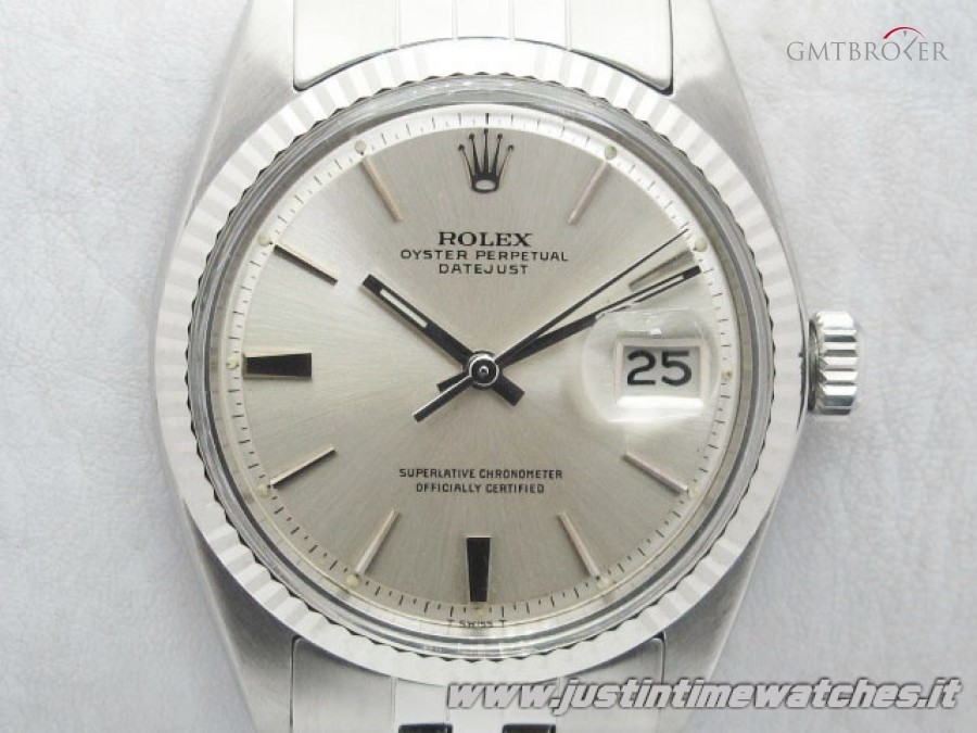 Rolex Vintage Oyster DateJust 1601 quadrante argento 1601 799236