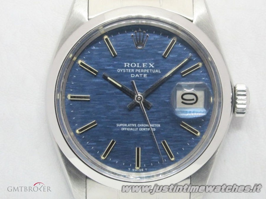Rolex Vintage Date 1500 quadrante blu full set 1500 698499