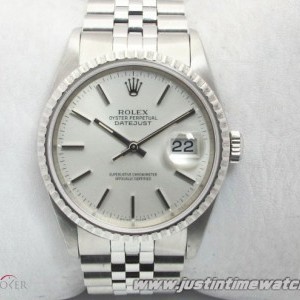 Rolex Oyster DateJust 16220 quadrante argento full set 16220 766107