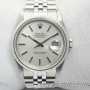 Rolex Oyster DateJust 16220 quadrante argento full set