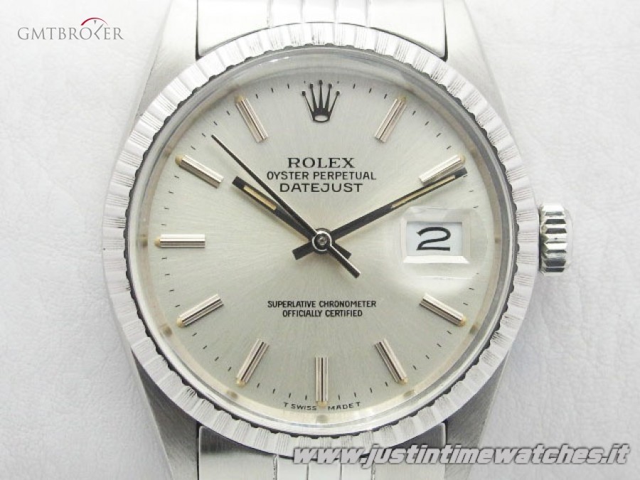 Rolex Vintage DateJust 16030 quadrante argento full set 16030 740863