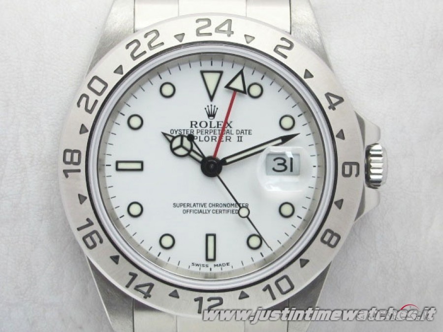 Rolex Professionali Explorer II 16570 quadrante bianco f 16570 759935