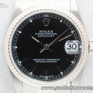 Rolex Oyster DateJust 78274 31mm medio quadrante nero fu 78274 812810