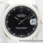 Rolex Oyster DateJust 78274 31mm medio quadrante nero fu