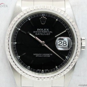 Rolex Oyster DateJust 16220 quadrante nero full set 16220 837490