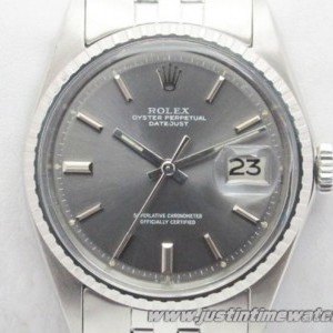 Rolex Vintage Oyster DateJust 1601 quadrante grigio full 1601 770525