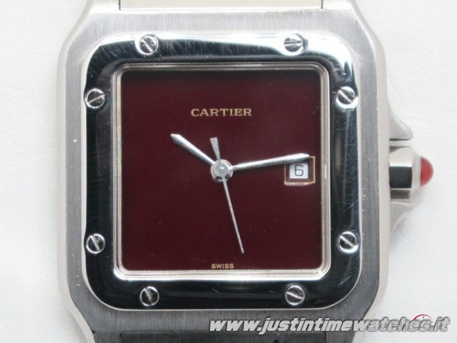 Cartier Santos Bordeaux Dial Photo 1 on Gmtbroker