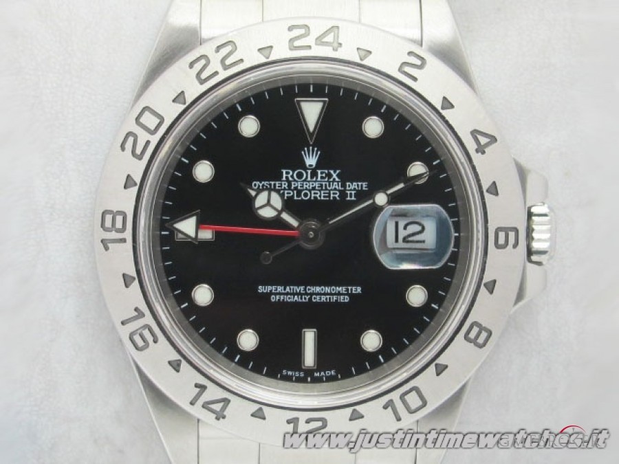 Rolex Professionali Explorer II 16570 quadrante nero ful 16570 813266
