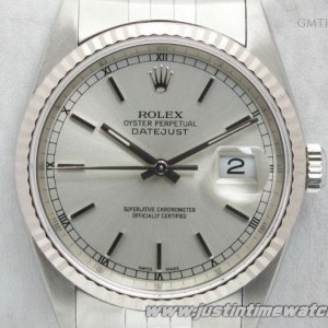 Rolex Oyster DateJust 16234 quadrante argento full set 16234 812978