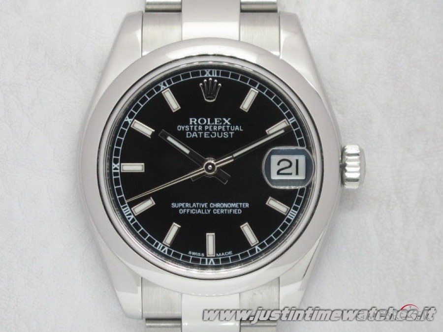 Rolex Oyster DateJust 178240 31mm quadrante nero full se 178240 760271