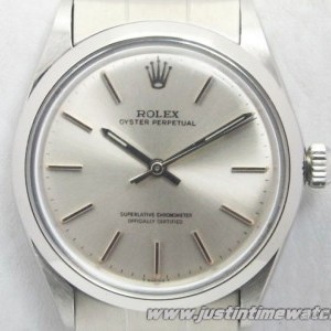 Rolex Vintage Oyster Perpetual 1002 quadrante argento fu 1002 779156
