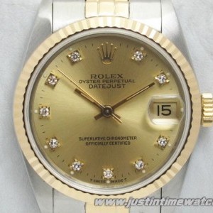Rolex Oyster DateJust 68273 medio Lady 31 mm ORIGINAL di 68273 813176
