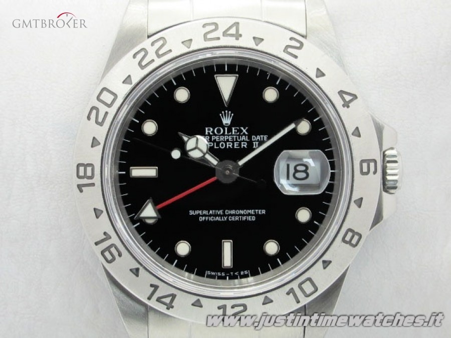 Rolex Professionali Explorer II 16570 quadrante nero ful 16570 740341