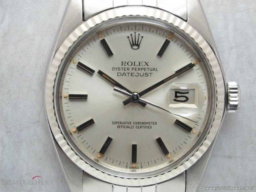 Rolex Vintage Oyster DateJust 16014 quadrante argento fu 16014 838681