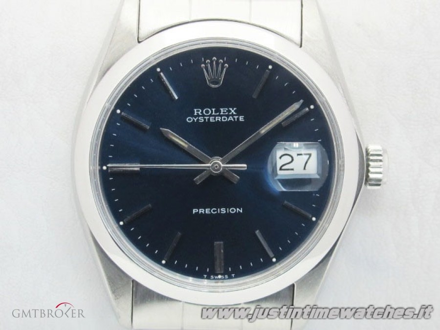 Rolex Vintage Precision 6694 quadrante blu 6694 738557