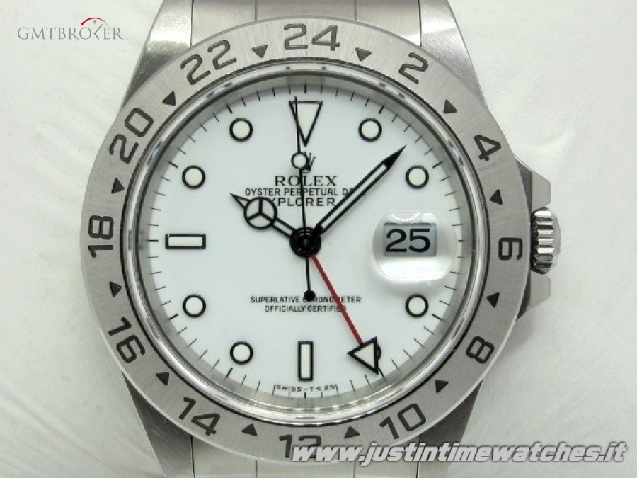Rolex Professionali Explorer II 16570 quadrante bianco f 16570 387649