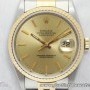 Rolex Oyster DateJust 16233 quadrante oro full set