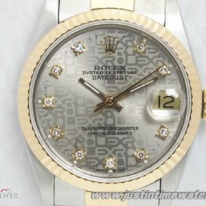 Rolex Oyster DateJust 68273 medio Lady 31 mm ORIGINAL di 68273 813053