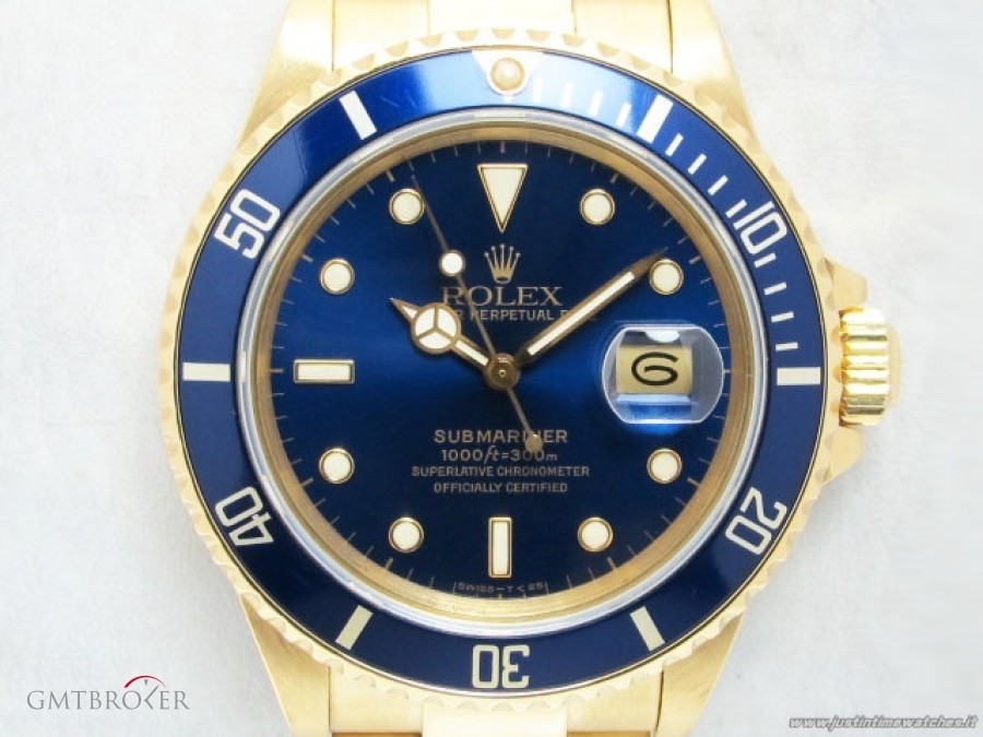 Rolex Professionali Submariner Date 16808 quadrante blu 16808 822599