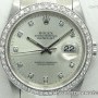 Rolex Oyster DateJust 16234 dial and bezel diamond full