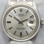 Rolex Vintage Oyster DateJust 1601 quadrante argento ful