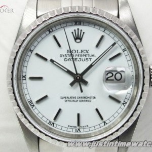 Rolex Oyster DateJust 16220 quadrante bianco full set 16220 374471