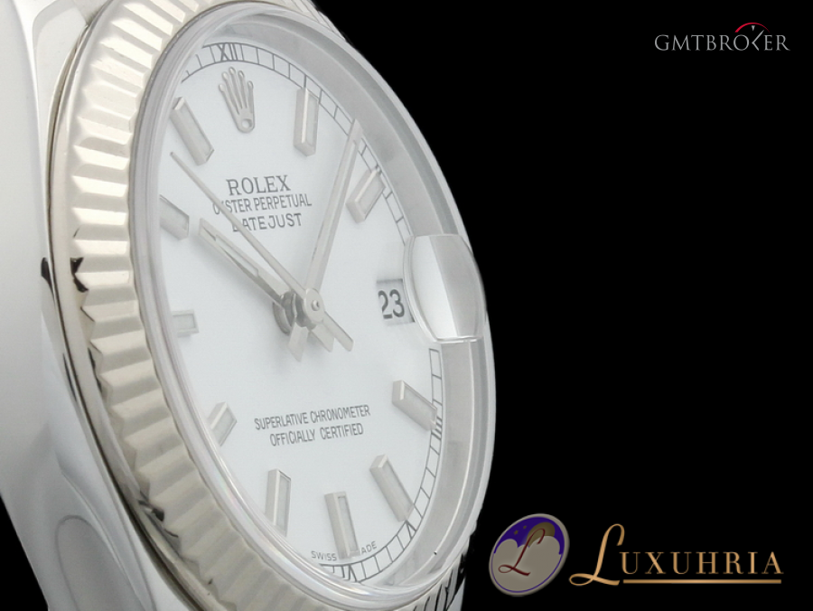 Rolex Datejust Medium Lady Edelstahl mit 18kt Weissgold- 178274 194189