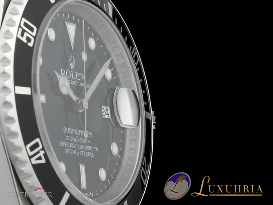 Rolex Submariner Date EdelstahlSchwarz  REHAUT  M-Serie 16610 759095