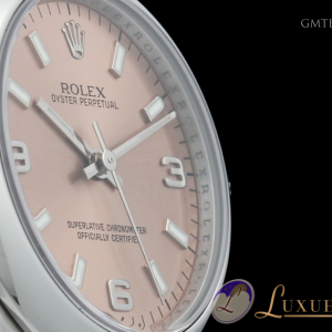 Rolex Oyster Perpetual Edelstahl Rosa31mm  LC100 177200 394033