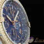 Breitling Chronomat Evolution Gold-Lnette Blaues Zifferblatt