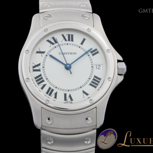 Cartier Santos Ronde Round Edelstahl Automatic 33mm W20026K1 193899