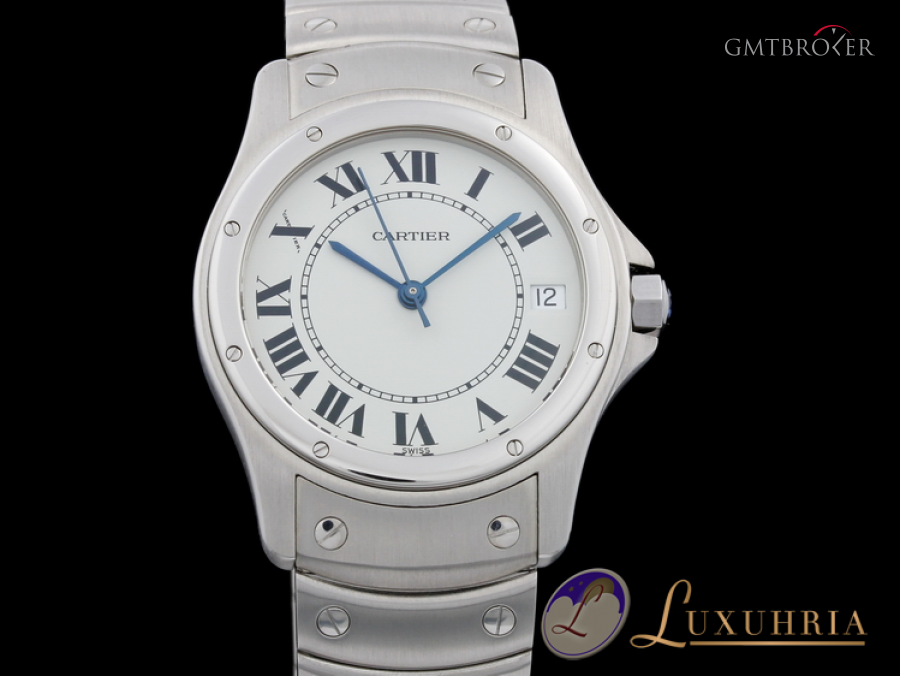 Cartier Santos Ronde Round Edelstahl Automatic 33mm W20026K1 193899