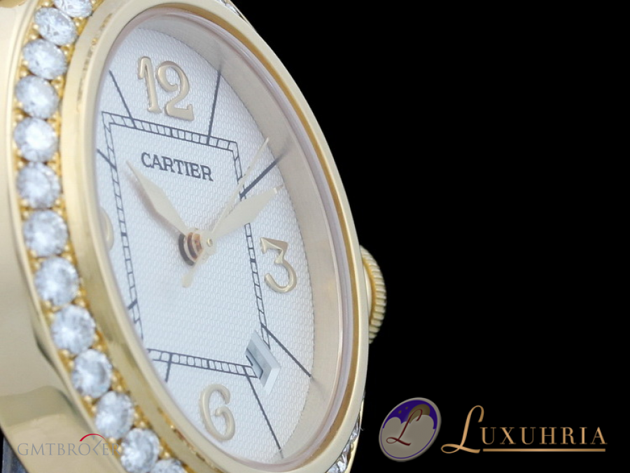 Cartier Pasha 18kt Gelbgold mit Brillant-Besatz Lnette 32m 2397 465135