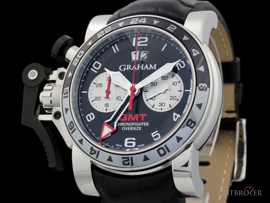 Graham Chronofighter Oversize GMT Date Left Crown 47mm  2 2OVGS.B39A 192827