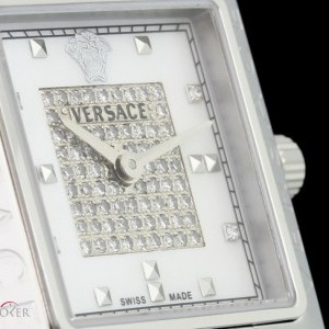 Versace Rve Carr Perlmutt-Zifferblatt mit Diamantbesatz 88Q99SD97FS001 191723