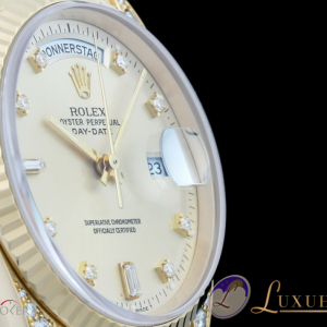 Rolex Day-Date 18kt Gelbgold mit Diamantbesatz LC100 18338 368413