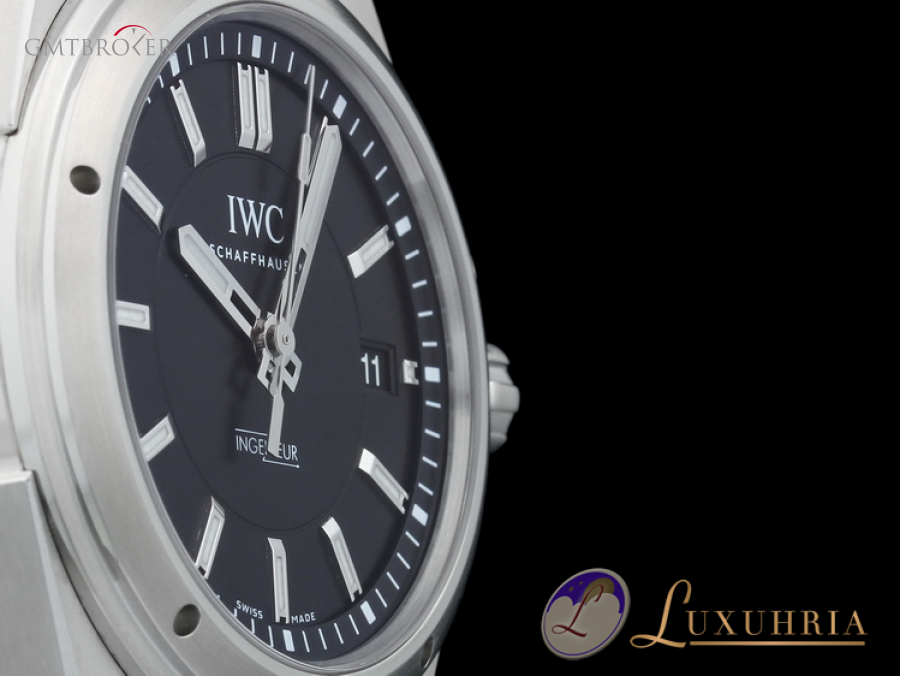 IWC Ingenieur Automatik Edelstahl Datum Schwarzes-Ziff IW323902 735995