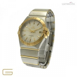 Omega Constellation Double Eagle Stahl18KGold mit Papier nessuna 274343