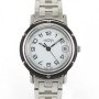 Hermès Herms Clipper Lady Cl4 210 Full Steel White Dial A