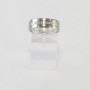 Cartier 18k White Gold Tank Franaise Ring B4060164 Size 63