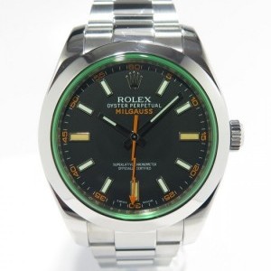 Rolex Milgauss Green 116400 Gv Acier Glace Verte Cadran nessuna 286687