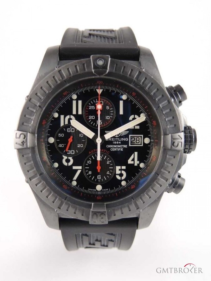 Breitling Super Avenger Blacksteel M1337010 With Papers Limi nessuna 572737