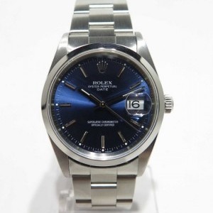 Rolex Date 15200 Blue K Series Steel Blue Dial Sapphire nessuna 559737