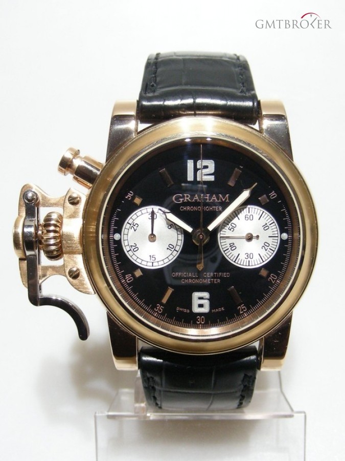 Graham Chronofighter Or Rose Gold Chronograph 42mm 55mm W nessuna 220359