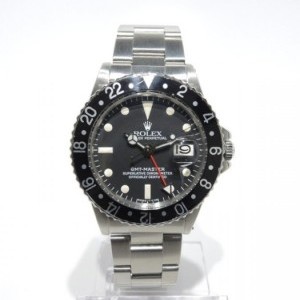 Rolex Gmt Master 1675 Full Steel Black Dial With Patina nessuna 486027