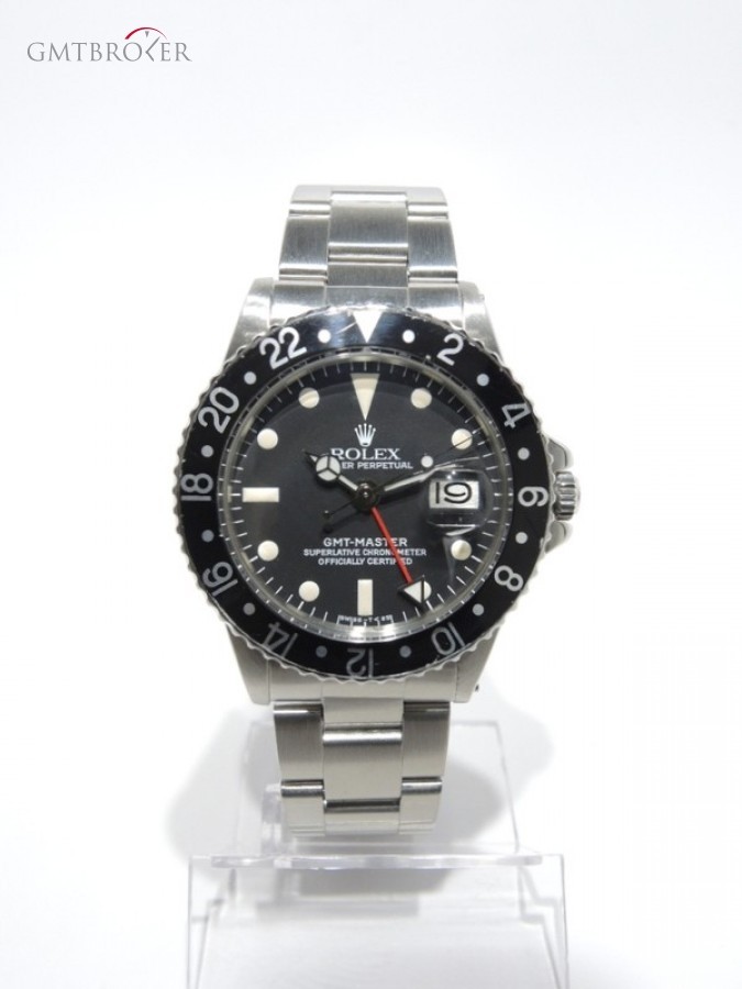 Rolex Gmt Master 1675 Full Steel Black Dial With Patina nessuna 486027